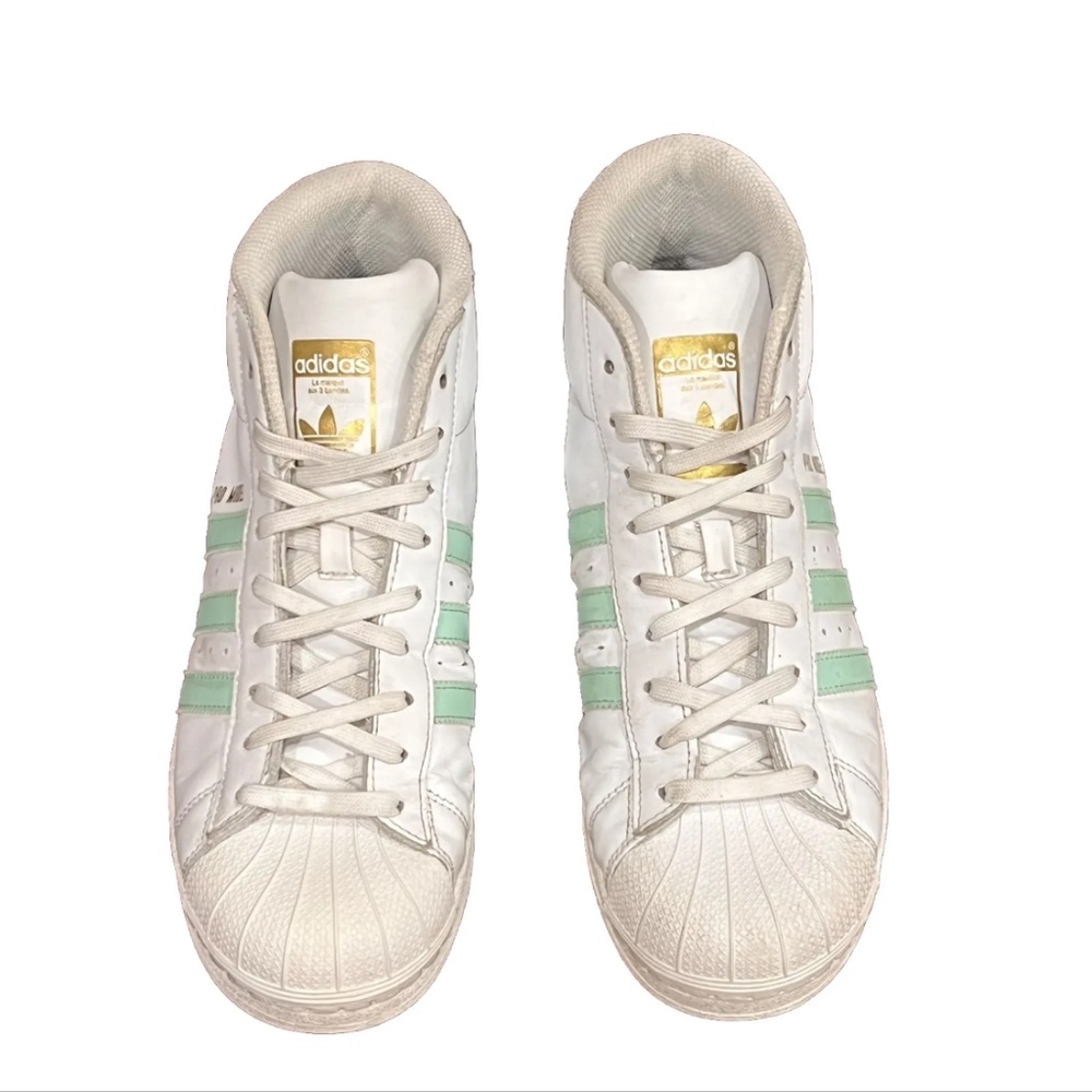 ADIDAS Pro Model Men's Shoes Size 8.5 | Hi Top | Shell Toe - Picture 2 of 10